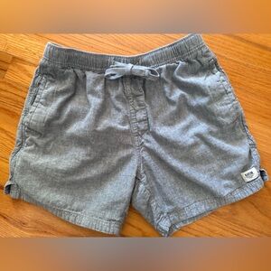 Katin Local Shorts Gray Chambray 5" inseam